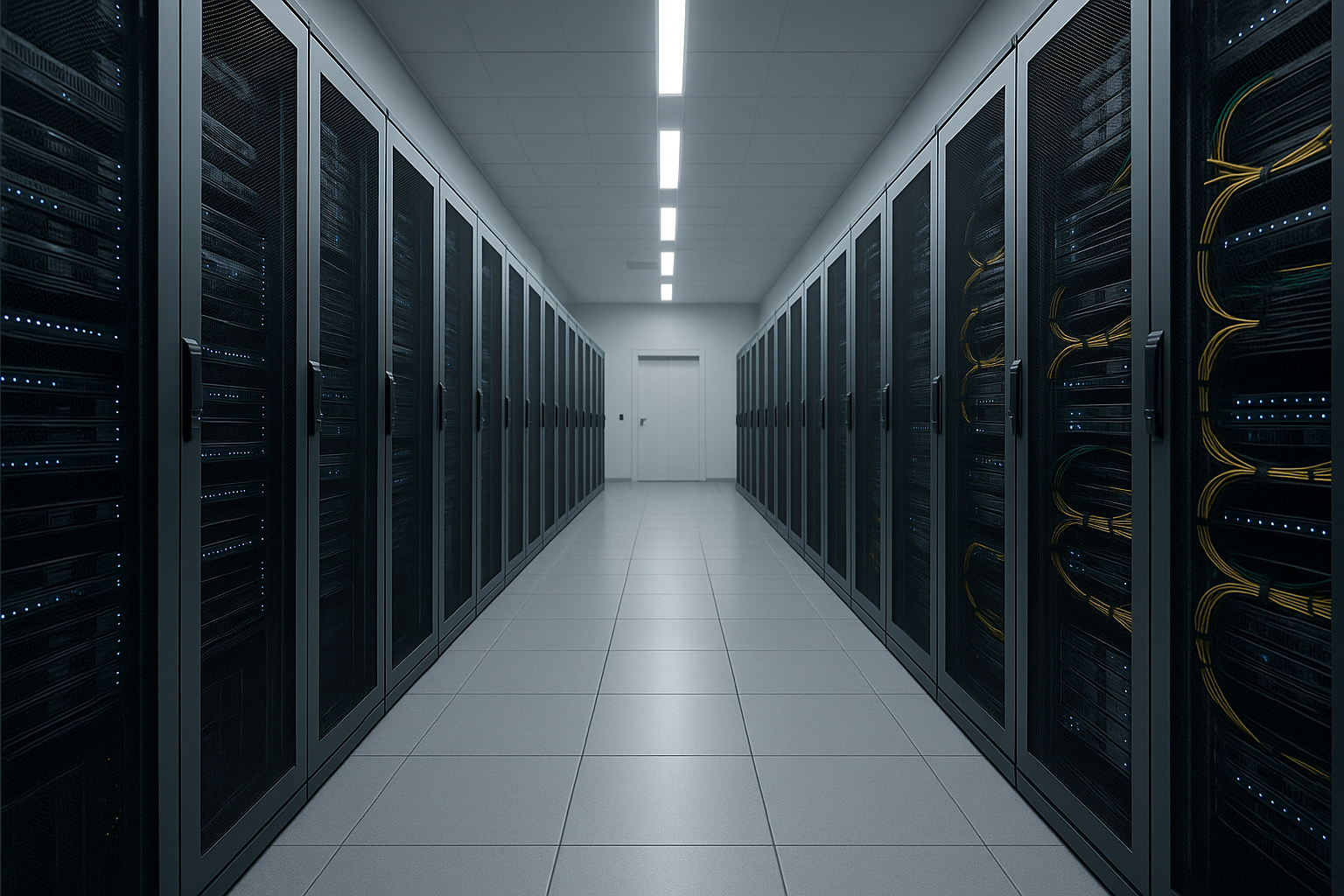 Centro de datos moderno para hosting empresarial seguro