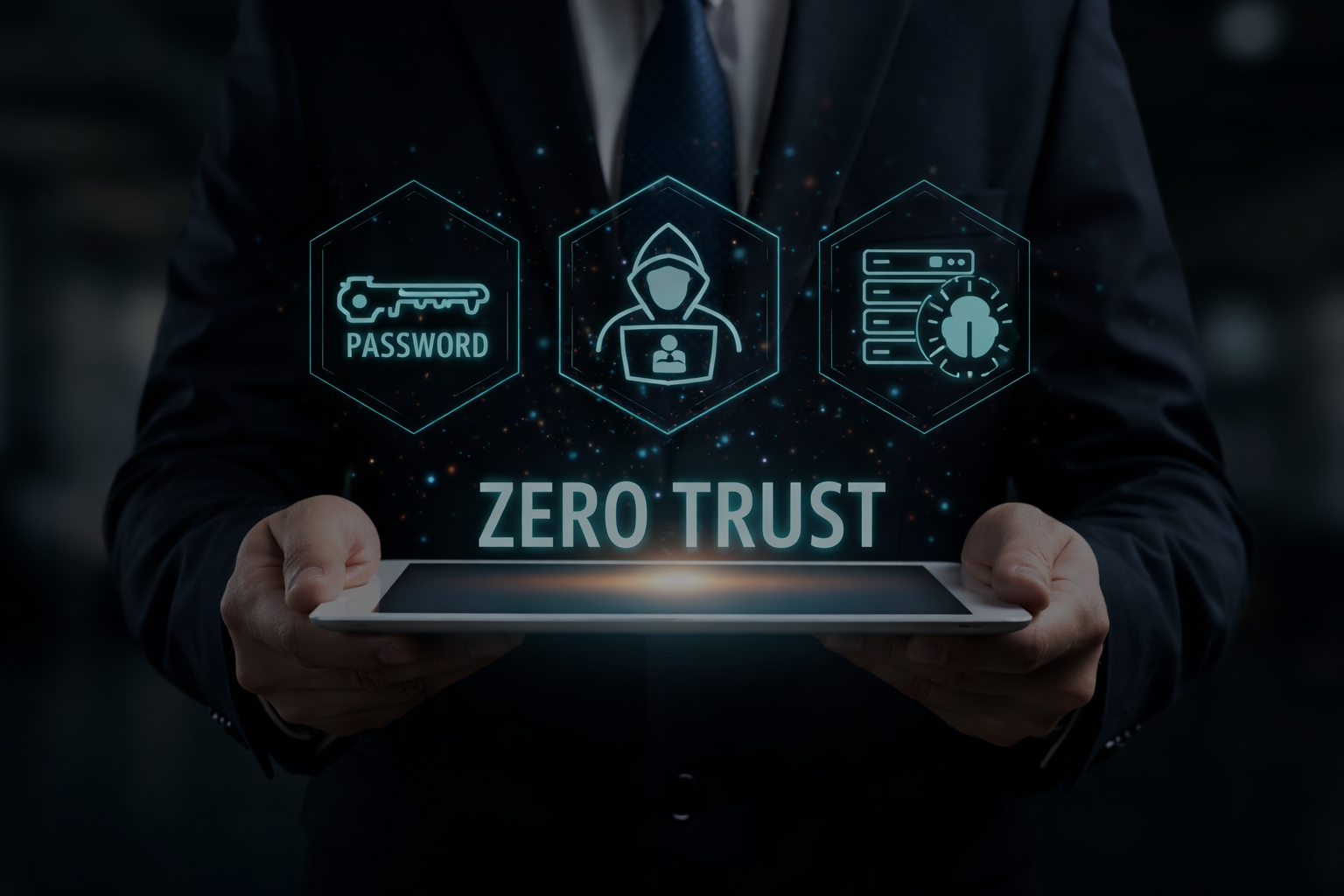 Arquitectura de seguridad Zero Trust con verificación continua y control de acceso